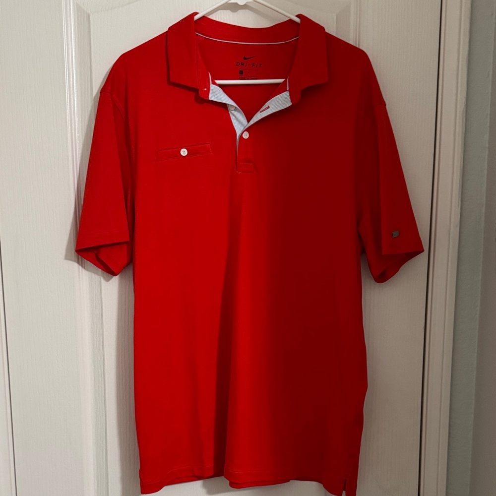 Nike Men's Bold Red Polo Shirt